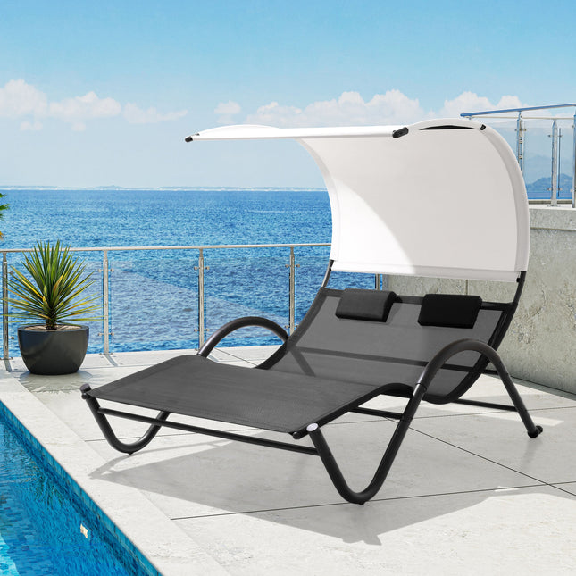 Deko Living Outdoor Patio Lounge Daybed with Canopy - COP20201 Deko Living