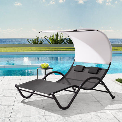 Deko Living Outdoor Patio Lounge Daybed with Canopy - COP20201 Deko Living