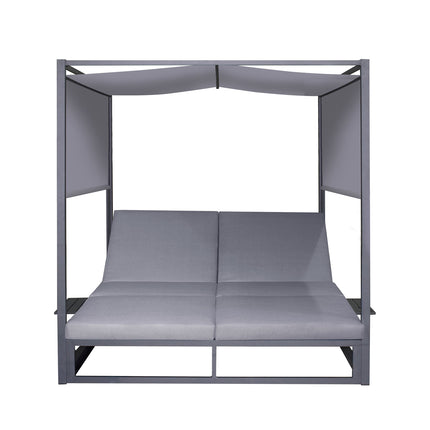 Deko Living Outdoor Gray Rectangular Patio Daybed - COP30504DGRY Deko Living