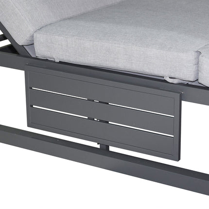 Deko Living Outdoor Gray Rectangular Patio Daybed - COP30504DGRY Deko Living