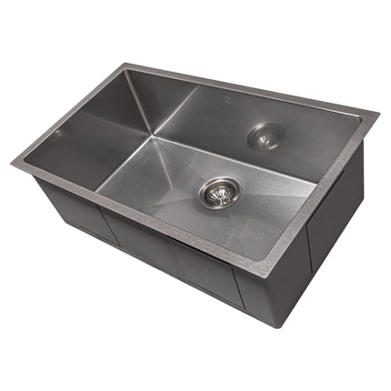 ZLINE 30 in. Meribel Undermount Single Bowl Satin Stainless Steel Kitchen Sink with Bottom Grid (SRS-30S)
