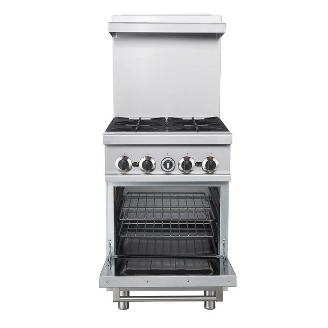 Forno Commerciale 24 Inch Gas Range with 4 Burners FORNO