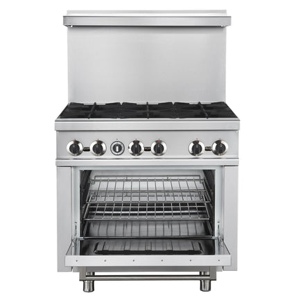 Forno Commerciale 36 Inch Gas Range with 6 Burners FORNO