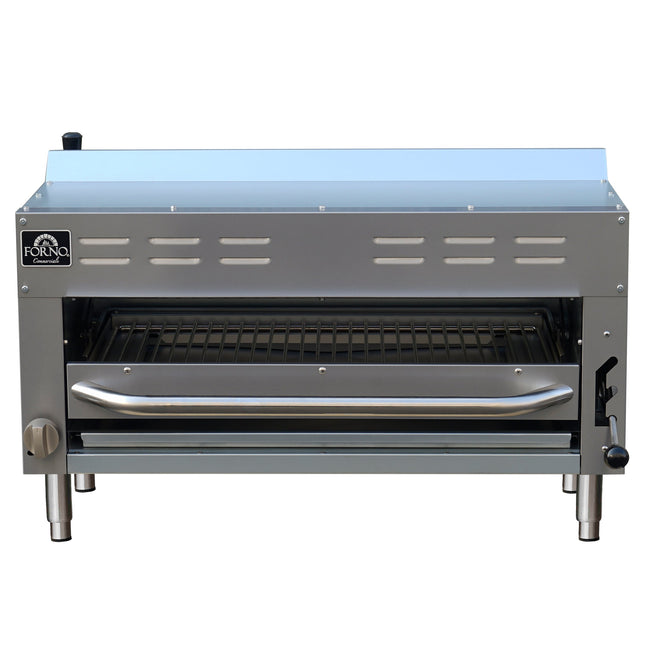 Forno Commerciale Gas Salamander, 35 000 BTU, Infrared Broiler, Adjustable Rack, LP convertible. FORNO