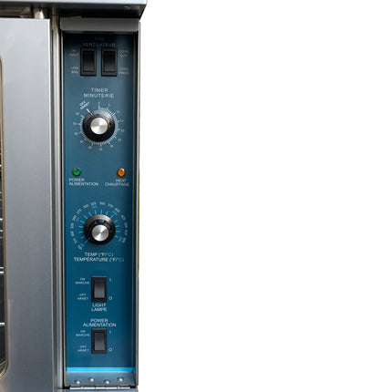 Forno Commerciale Convection Gas Oven, 3 burners 54,000 BTU, 150–500°F, stainless steel, NG/LP convertible FORNO