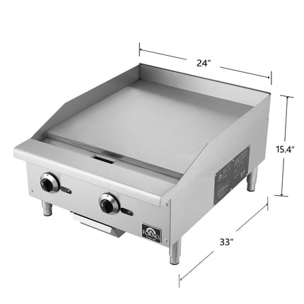 Forno Commerciale 24 Inch Gas Griddle FORNO
