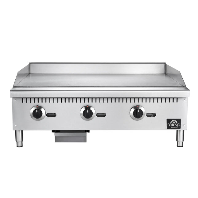 Forno Commerciale 36 Inch Gas Griddle, 3 Burners FORNO