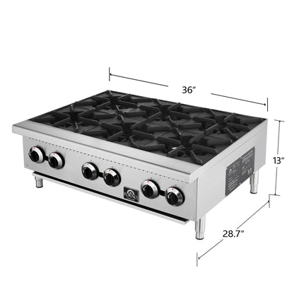 Forno Commerciale 36 Inch Gas Hotplate FORNO
