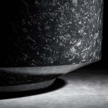 Odessa 67" Freestanding Forged Carbon Fiber Bathtub Ancerre Designs