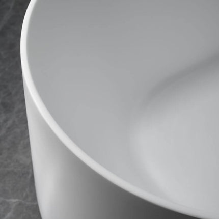 Cossue 61" Freestanding Acrylic Bathtub in White Ancerre Designs