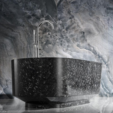 Coesistere 67" Freestanding Forged Carbon Fiber Bathtub Ancerre Designs