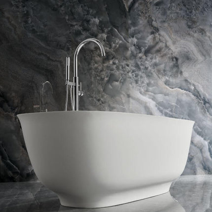 Fiore Freestanding Solid Surface Bathtub Ancerre Designs