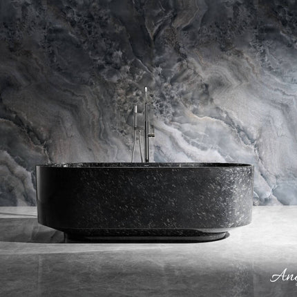 Odessa 67" Freestanding Forged Carbon Fiber Bathtub Ancerre Designs