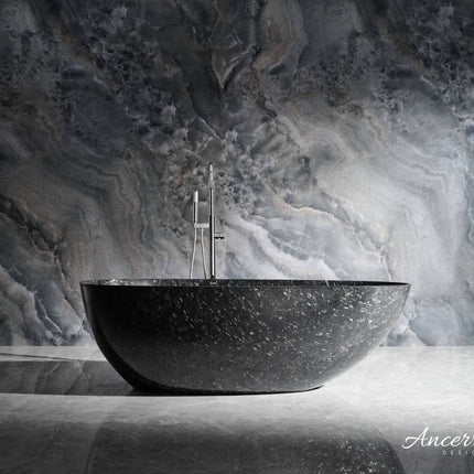 Anjuna 67" Freestanding Forged Carbon Fiber Bathtub Ancerre Designs