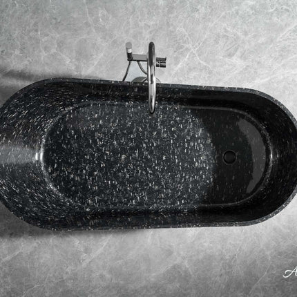Coesistere 67" Freestanding Forged Carbon Fiber Bathtub Ancerre Designs