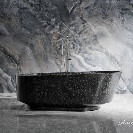 Coesistere 67" Freestanding Forged Carbon Fiber Bathtub Ancerre Designs
