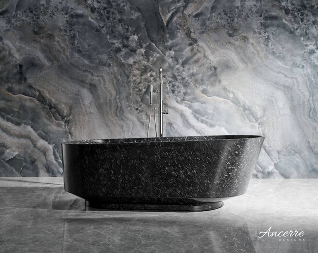 Coesistere 67" Freestanding Forged Carbon Fiber Bathtub Ancerre Designs