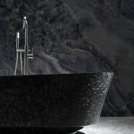 Coesistere 67" Freestanding Forged Carbon Fiber Bathtub Ancerre Designs