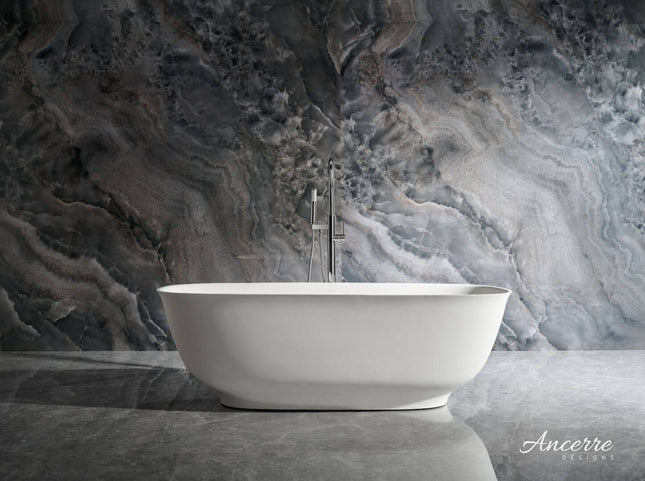 Fiore Freestanding Solid Surface Bathtub Ancerre Designs