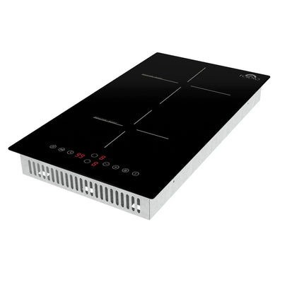 Forno Parco 12-Inch Induction Cooktop, 2 Zones, 3,600W Total Power, Touch Control, 9 Power Levels, Booster Function FORNO