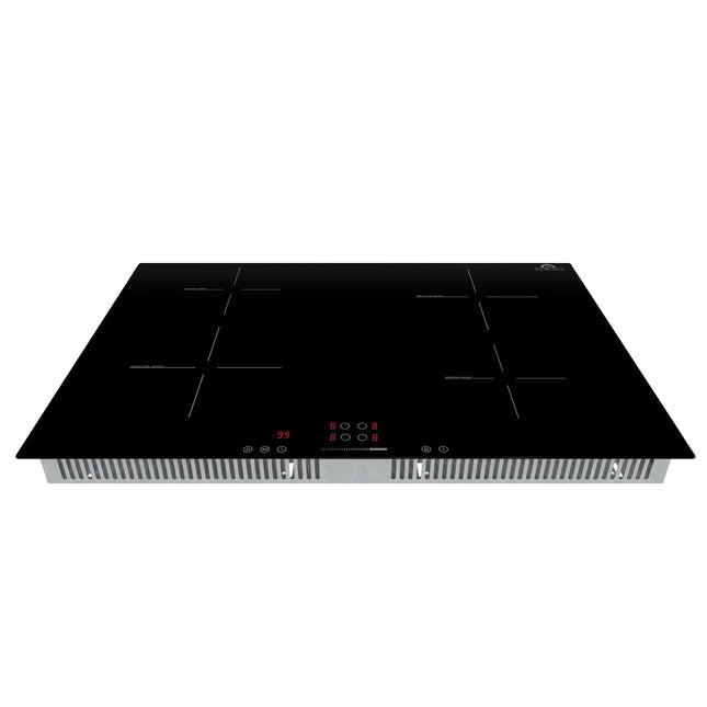 Forno Parco 30-Inch Induction Cooktop, 4 Zones, 7,200W Total Power, Touch Control, 9 Power Levels, Booster Function FORNO