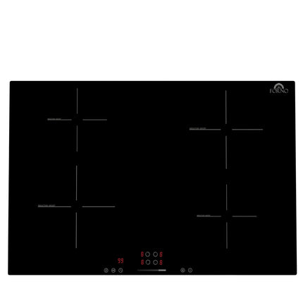 Forno Parco 30-Inch Induction Cooktop, 4 Zones, 7,200W Total Power, Touch Control, 9 Power Levels, Booster Function FORNO