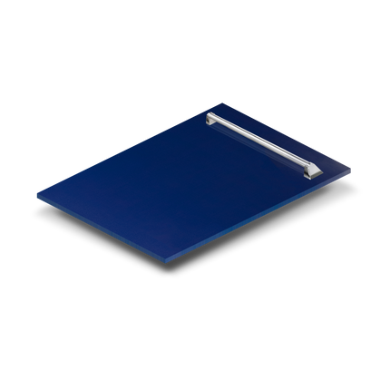 ZLINE 18 in. Dishwasher Panel in Blue Gloss with Traditional Handle (DP-BG-18)