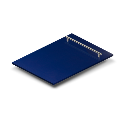 ZLINE 18 in. Dishwasher Panel in Blue Gloss with Modern Handle (DP-BG-H-18)