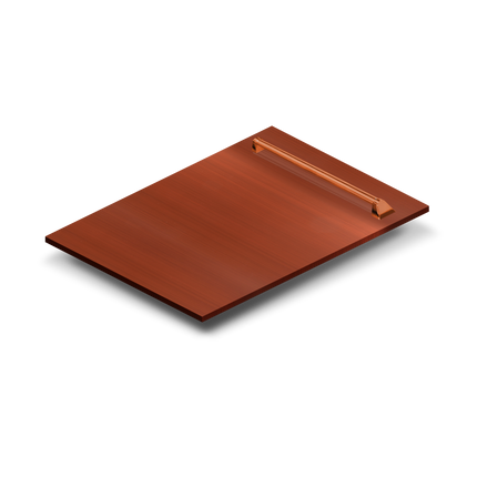 ZLINE 18 in. Dishwasher Panel in Copper with Traditional Handle (DP-C-H-18)
