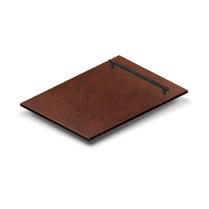 ZLINE 18 in. Dishwasher Panel in Hand-Hammered Copper with Modern Handle (DP-HH-18)