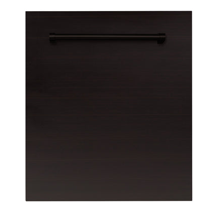 ZLINE 24 in. Dishwasher Panel in Oil Rubbed Bronze with Traditional Handle (DP-ORB-H-24)