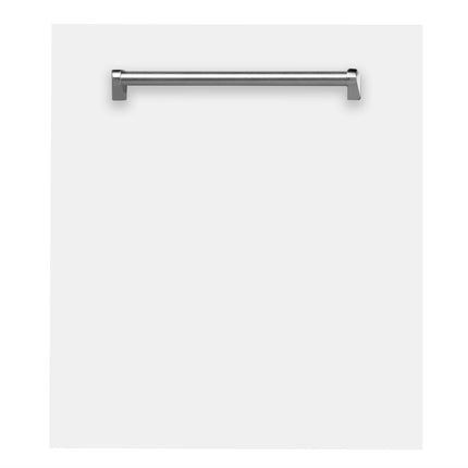 ZLINE 24" Dishwasher Panel in White Matte with Traditional Handle (DP-WM-24)
