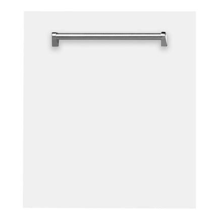 ZLINE 24 in. Top Control Dishwasher with Matte White Panel and Traditional Style Handle, 52dBa (DW-WM-24)