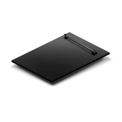 ZLINE 24" Tallac Dishwasher Panel in Black Stainless Steel with Traditional Handle