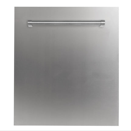 ZLINE 24" Dishwasher Panel in Stainless Steel with Traditional Handle (DP-304-H-24)
