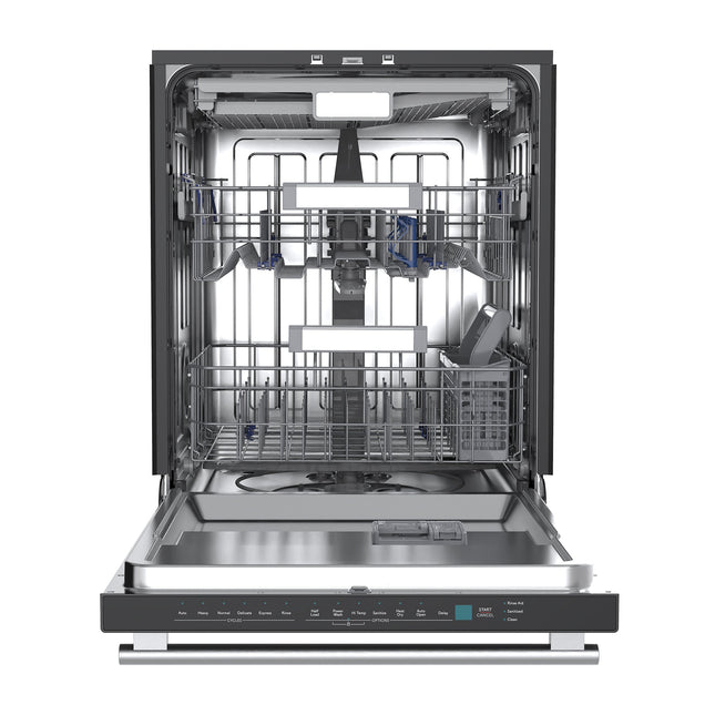Stella 24 in. Built-in Dishwasher in Black, Tall Tub, Top Touch Control, Fingerprint-Resistant Stainless Steel Dishwasher, Black, Quiet 44 dBA, Soil-Sensing Capable, NSF & ENERGY STAR FORNO
