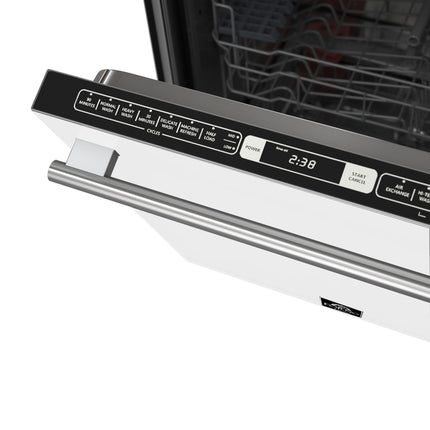 Forno Romano Espresso 24-Inch Built-In Dishwasher, White Finish, Stainless Steel Tub, 49 dBA, Energy Star Certified FORNO