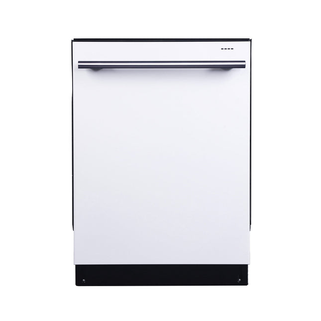Espresso Lucente 24" Built-in Tall Tub Dishwasher, 49 dBA, Delay Start, Third Rack, 14 Place Settings, ENERGY STAR, White FORNO