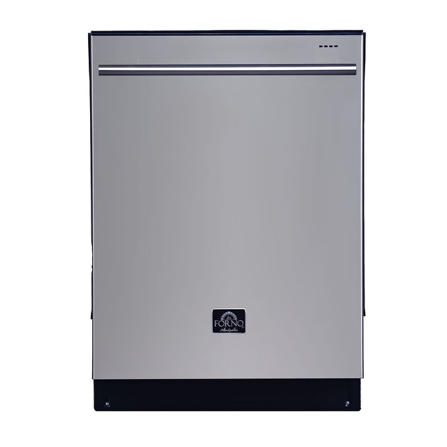 Lucente 24" Built-in Tall Tub Dishwasher, 49 dBA, Fingerprint-Resistant, Delay Start, Third Rack, 14 Place Settings, ENERGY STAR, Stainless Steel FORNO