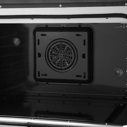 Forno Galiano 36-inch Freestanding French Door Dual Fuel Range Black FORNO
