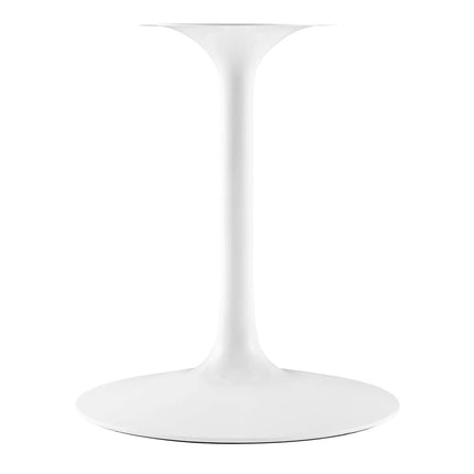 Modway EEI-1117-WHI Lippa 40" Round Wood Dining Table White Modway