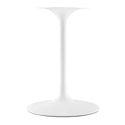 Modway EEI-1122-WHI Lippa 24" Square Wood Dining Table White Modway