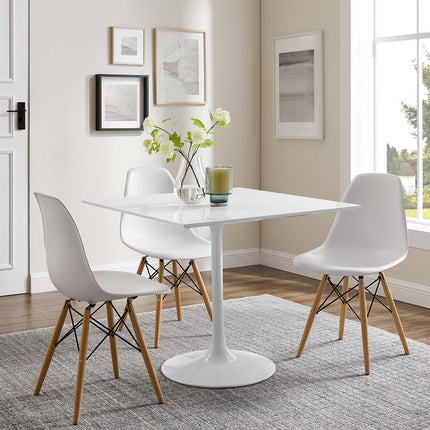 Modway EEI-1124 Lippa 36" Square Wood Dining Table Modway