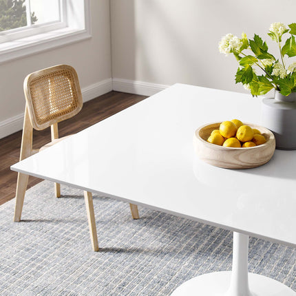 Modway EEI-1125 Lippa 48" Square Wood Dining Table Modway