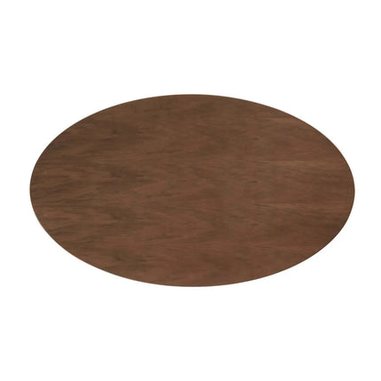 Modway EEI-1138-WAL Lippa 60" Oval Wood Dining Table Walnut Modway