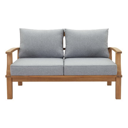 Modway EEI-1144 Marina Outdoor Patio Teak Loveseat Modway