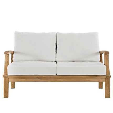 Modway EEI-1144 Marina Outdoor Patio Teak Loveseat Modway