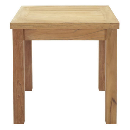 Modway EEI-1155 Marina Outdoor Patio Teak Side Table Modway