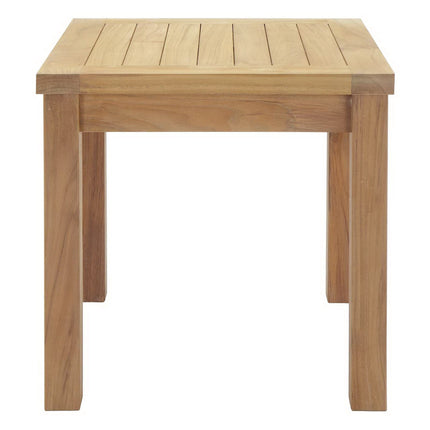 Modway EEI-1155 Marina Outdoor Patio Teak Side Table Modway