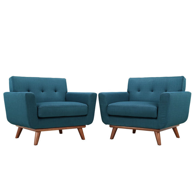 Modway EEI-1284 Engage Wood Armchair Set of 2 Modway